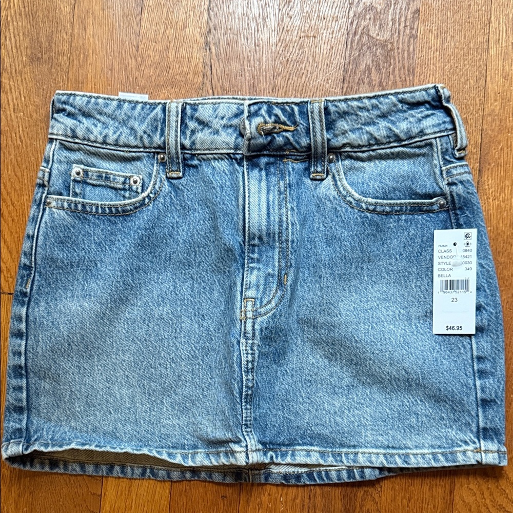 Denim Mini Skirt
